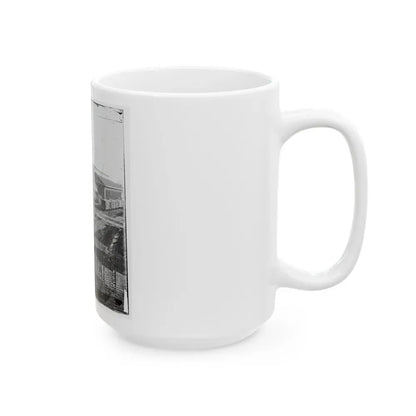 Atlanta, Georgia. Railroad Yards (U.S. Civil War) White Coffee Mug - Go Mug Yourself