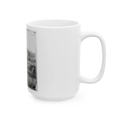 Atlanta, Georgia. Railroad Yards (U.S. Civil War) White Coffee Mug - Go Mug Yourself