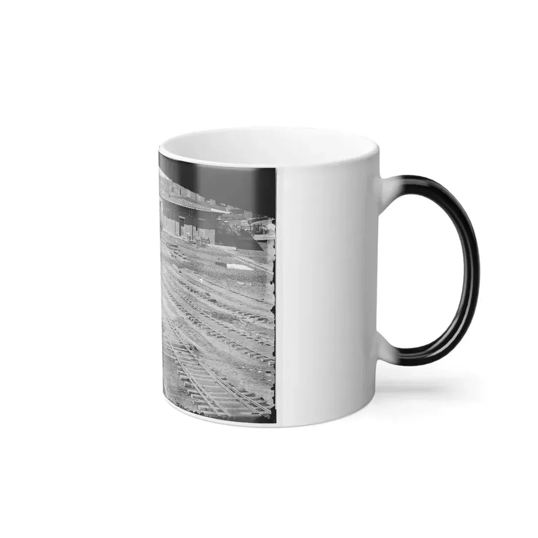 Atlanta, Georgia. Ruins of Depot, Blown Up on Sherman's Departure (U.S. Civil War) Color Changing Coffee Mug 11oz - Go Mug Yourself
