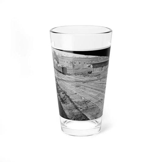 Atlanta, Georgia. Ruins Of Depot, Blown Up On Sherman's Departure (U.S. Civil War) Pint Glass 16oz 16oz - Go Mug Yourself