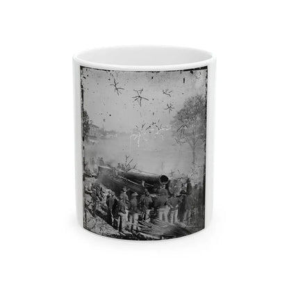 Atlanta, Georgia. Sherman's Men Destroying Railroad-2 (U.S. Civil War) White Coffee Mug 11oz - Go Mug Yourself