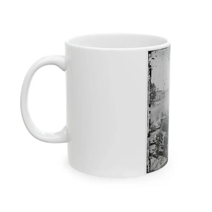 Atlanta, Georgia. Sherman's Men Destroying Railroad-2 (U.S. Civil War) White Coffee Mug - Go Mug Yourself