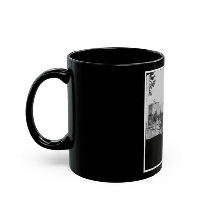 Atlanta, Georgia. Sherman's Men Destroying Railroad (U.S. Civil War) Black Coffee Mug - Go Mug Yourself