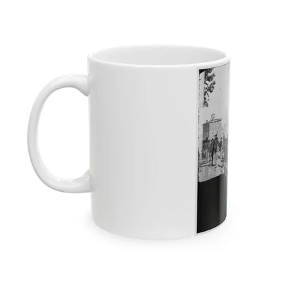Atlanta, Georgia. Sherman's Men Destroying Railroad (U.S. Civil War) White Coffee Mug - Go Mug Yourself