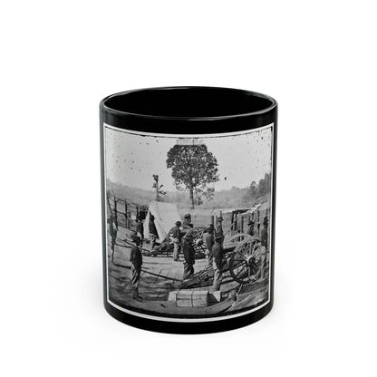 Atlanta, Georgia. Sherman's Men In Confederate Fort-2 (U.S. Civil War) Black Coffee Mug 11oz - Go Mug Yourself