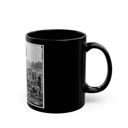 Atlanta, Georgia. Sherman's Men In Confederate Fort-2 (U.S. Civil War) Black Coffee Mug - Go Mug Yourself