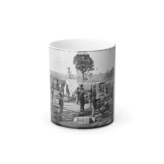 Atlanta, Georgia. Sherman's Men in Confederate Fort-2 (U.S. Civil War) Color Changing Coffee Mug 11oz Default Title - Go Mug Yourself