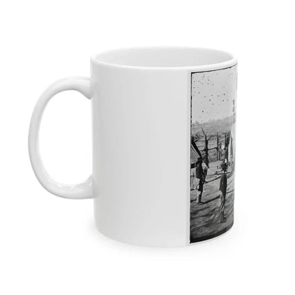 Atlanta, Georgia. Sherman's Men In Confederate Fort-2 (U.S. Civil War) White Coffee Mug - Go Mug Yourself