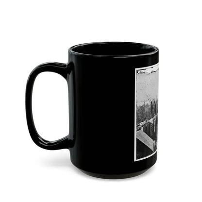 Atlanta, Georgia. Sherman's Men In Confederate Fort East Of Atlanta (U.S. Civil War) Black Coffee Mug - Go Mug Yourself