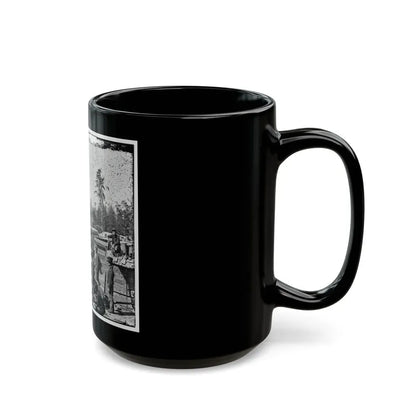 Atlanta, Georgia. Sherman's Men In Confederate Fort East Of Atlanta (U.S. Civil War) Black Coffee Mug - Go Mug Yourself