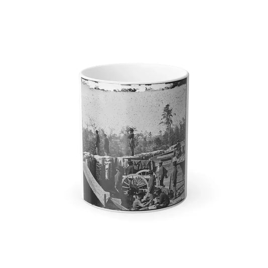 Atlanta, Georgia. Sherman's Men in Confederate Fort East of Atlanta (U.S. Civil War) Color Changing Coffee Mug 11oz Default Title 11oz - Go Mug Yourself