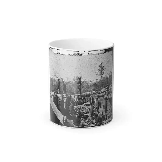 Atlanta, Georgia. Sherman's Men in Confederate Fort East of Atlanta (U.S. Civil War) Color Changing Coffee Mug 11oz Default Title 11oz - Go Mug Yourself