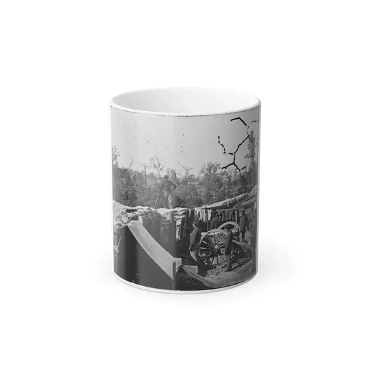 Atlanta, Georgia. Sherman's Men in Confederate Fort (U.S. Civil War) Color Changing Coffee Mug 11oz Default Title 11oz - Go Mug Yourself
