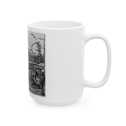 Atlanta, Georgia. Sherman's Men In Confederate Fort (U.S. Civil War) White Coffee Mug - Go Mug Yourself