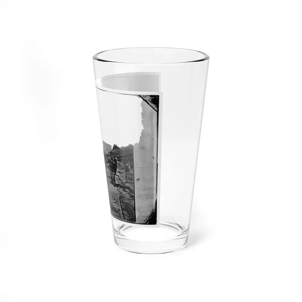 Atlanta, Georgia. Sherman's Men Tearing Up Railroad Track (U.S. Civil War) Pint Glass 16oz - Go Mug Yourself