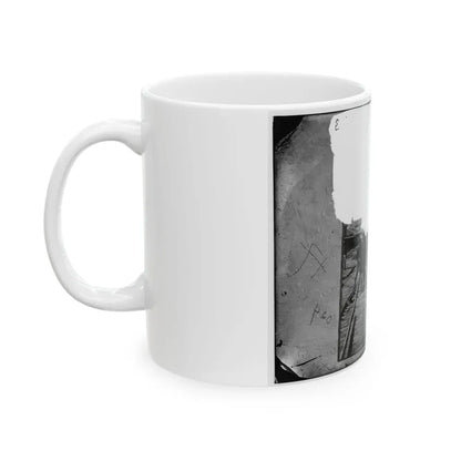 Atlanta, Georgia. Sherman's Men Tearing Up Railroad Track (U.S. Civil War) White Coffee Mug - Go Mug Yourself