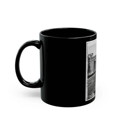 Atlanta, Georgia. Street In Atlanta (House Next To Church Used As Sherman's Headquarters (U.S. Civil War) Black Coffee Mug - Go Mug Yourself