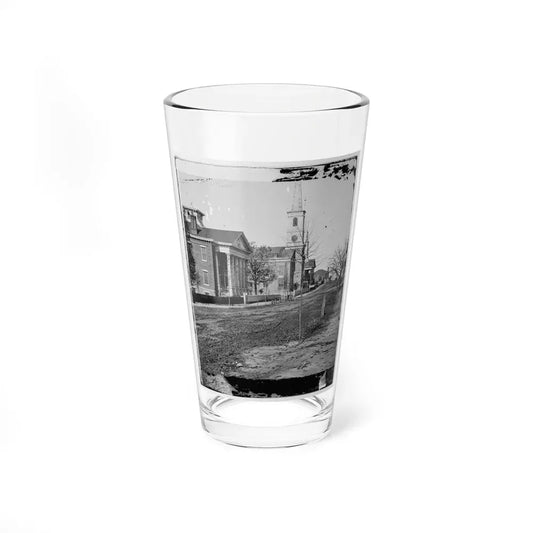 Atlanta, Georgia. Street In Atlanta (House Next To Church Used As Sherman's Headquarters (U.S. Civil War) Pint Glass 16oz 16oz - Go Mug Yourself