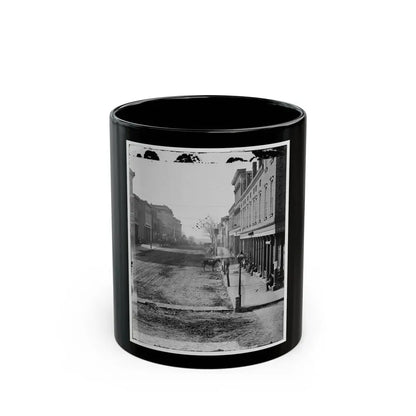 Atlanta, Georgia. Street View (U.S. Civil War) Black Coffee Mug 11oz - Go Mug Yourself