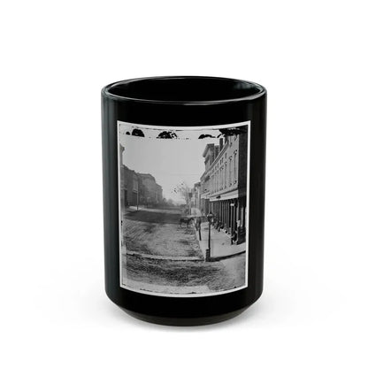 Atlanta, Georgia. Street View (U.S. Civil War) Black Coffee Mug 15oz - Go Mug Yourself