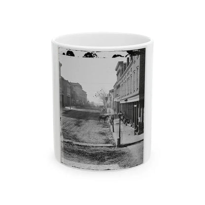 Atlanta, Georgia. Street View (U.S. Civil War) White Coffee Mug 11oz - Go Mug Yourself