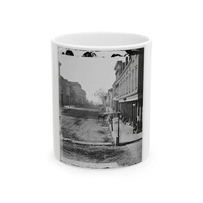 Atlanta, Georgia. Street View (U.S. Civil War) White Coffee Mug 11oz - Go Mug Yourself