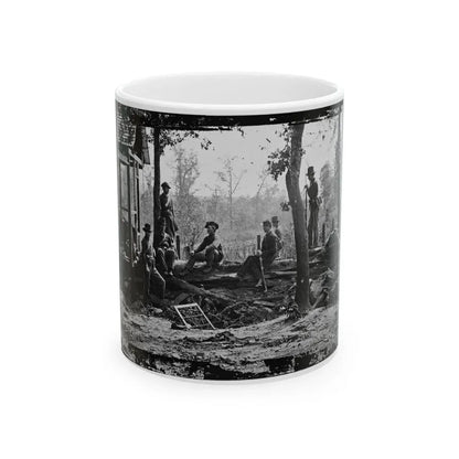 Atlanta, Georgia (Vicinity). Federal Pickets Before The City (U.S. Civil War) White Coffee Mug 11oz - Go Mug Yourself