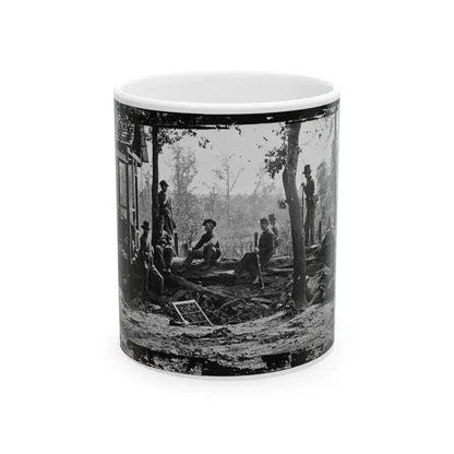 Atlanta, Georgia (Vicinity). Federal Pickets Before The City (U.S. Civil War) White Coffee Mug 11oz - Go Mug Yourself