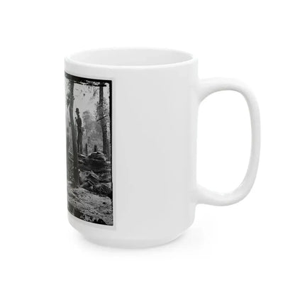 Atlanta, Georgia (Vicinity). Federal Pickets Before The City (U.S. Civil War) White Coffee Mug - Go Mug Yourself