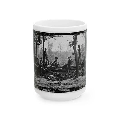 Atlanta, Georgia (Vicinity). Federal Pickets Before The City (U.S. Civil War) White Coffee Mug - Go Mug Yourself