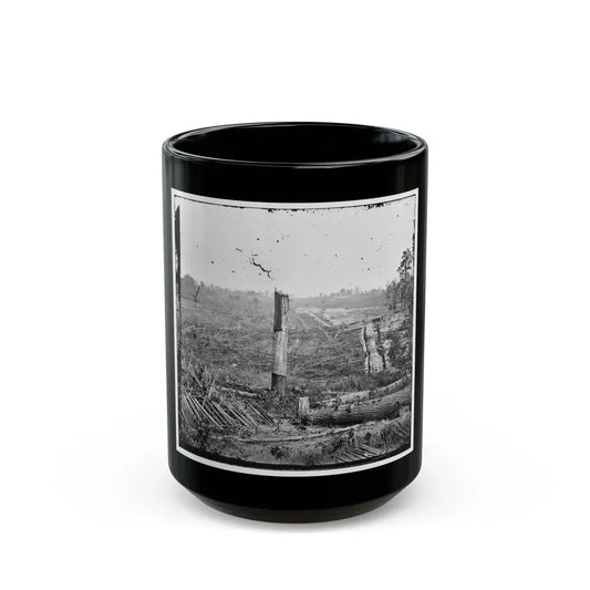 Atlanta, Georgia (Vicinity). Fortifications (U.S. Civil War) Black Coffee Mug 15oz - Go Mug Yourself