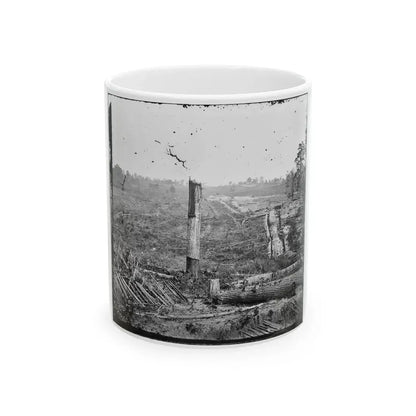 Atlanta, Georgia (Vicinity). Fortifications (U.S. Civil War) White Coffee Mug 11oz - Go Mug Yourself