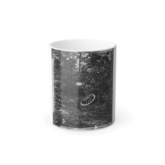 Atlanta, Georgia (Vicinity). Spot in Woods Where Gen. James B. Mcpherson Was Killed, July 22, 1864-2 (U.S. Civil War) Color Changing Coffee Mug 11oz Default Title - Go Mug Yourself