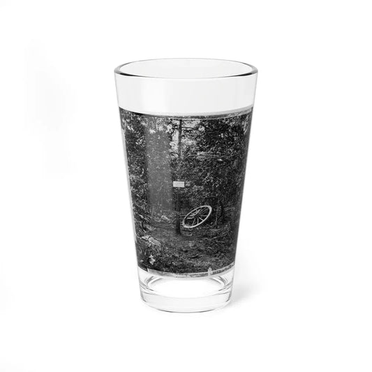 Atlanta, Georgia (Vicinity). Spot In Woods Where Gen. James B. Mcpherson Was Killed, July 22, 1864-2 (U.S. Civil War) Pint Glass 16oz 16oz - Go Mug Yourself