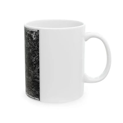 Atlanta, Georgia (Vicinity). Spot In Woods Where Gen. James B. Mcpherson Was Killed, July 22, 1864-2 (U.S. Civil War) White Coffee Mug - Go Mug Yourself