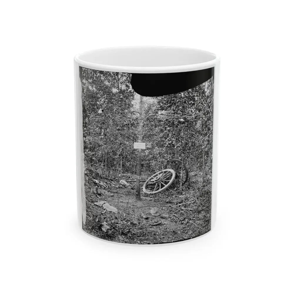 Atlanta, Georgia (Vicinity). Spot In Woods Where Gen. James B. Mcpherson Was Killed, July 22, 1864 (U.S. Civil War) White Coffee Mug 11oz - Go Mug Yourself