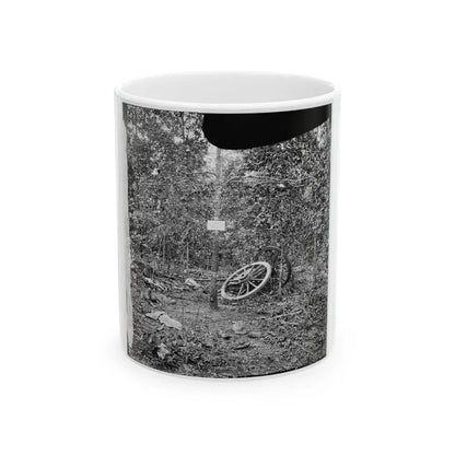 Atlanta, Georgia (Vicinity). Spot In Woods Where Gen. James B. Mcpherson Was Killed, July 22, 1864 (U.S. Civil War) White Coffee Mug 11oz - Go Mug Yourself