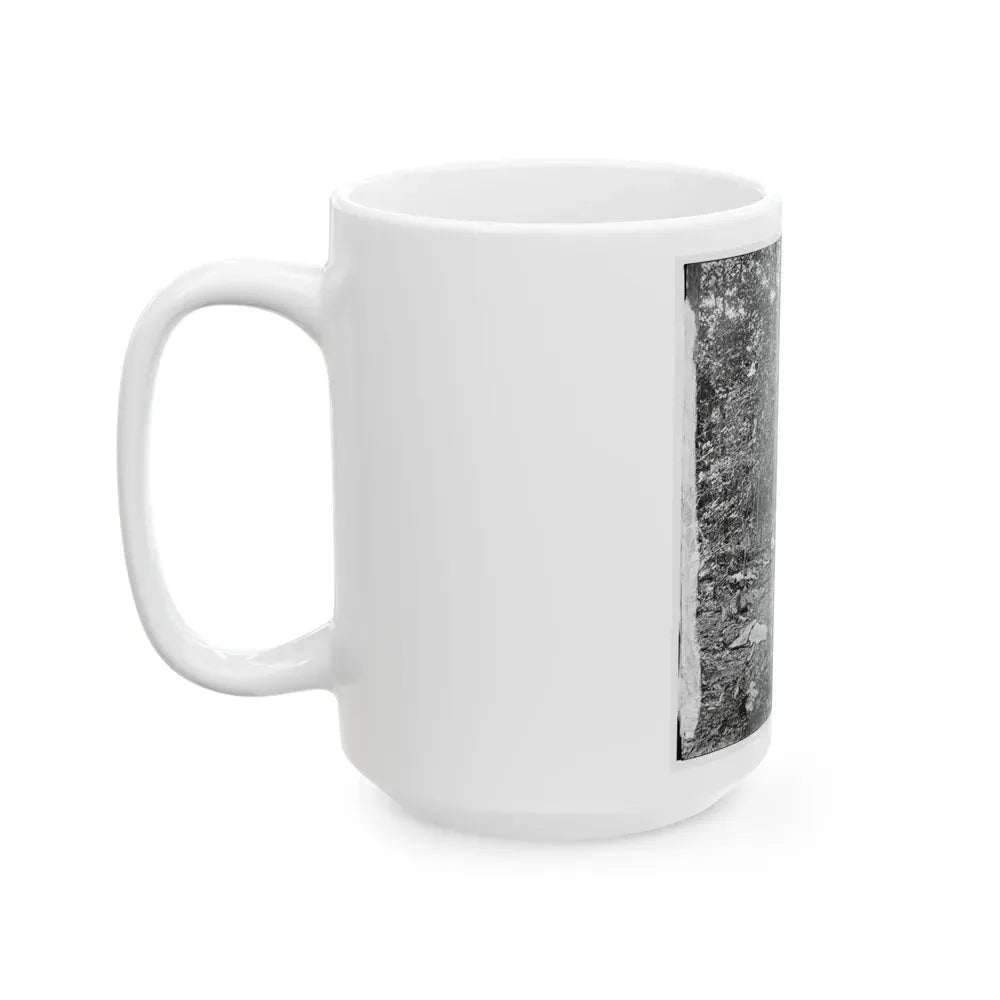 Atlanta, Georgia (Vicinity). Spot In Woods Where Gen. James B. Mcpherson Was Killed, July 22, 1864 (U.S. Civil War) White Coffee Mug - Go Mug Yourself
