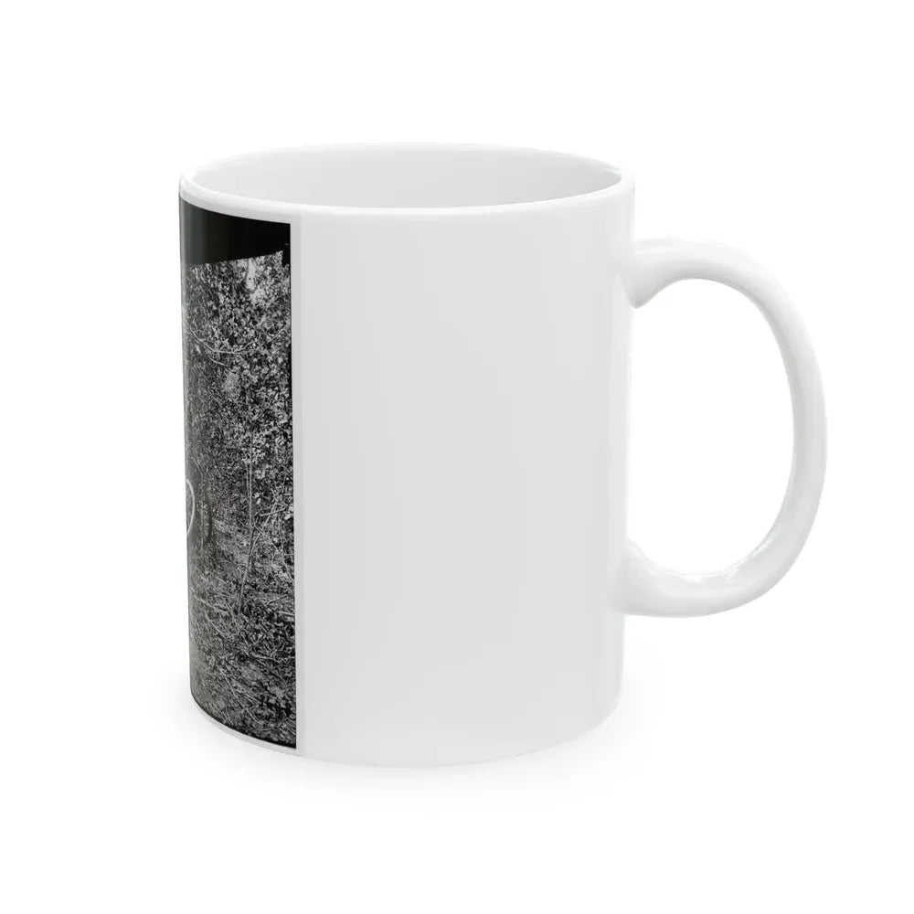 Atlanta, Georgia (Vicinity). Spot In Woods Where Gen. James B. Mcpherson Was Killed, July 22, 1864 (U.S. Civil War) White Coffee Mug - Go Mug Yourself