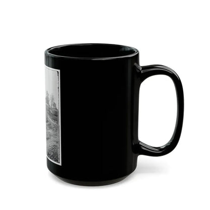 Atlanta, Georgia (Vicinity). View Of Houses (U.S. Civil War) Black Coffee Mug - Go Mug Yourself