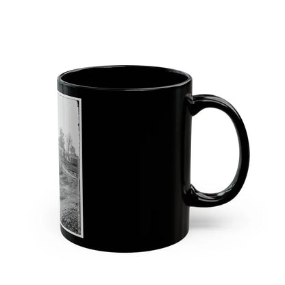 Atlanta, Georgia (Vicinity). View Of Houses (U.S. Civil War) Black Coffee Mug - Go Mug Yourself
