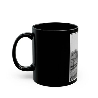 Atlanta, Georgia (Vicinity). View Of Houses (U.S. Civil War) Black Coffee Mug - Go Mug Yourself