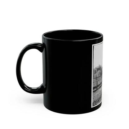 Atlanta, Georgia (Vicinity). View Of Houses (U.S. Civil War) Black Coffee Mug - Go Mug Yourself