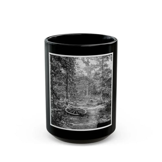 Atlanta, Georgia (Vicinity). Woods Where Gen. James B. Mcpherson Was Killed, July 22, 1864 (U.S. Civil War) Black Coffee Mug 15oz - Go Mug Yourself