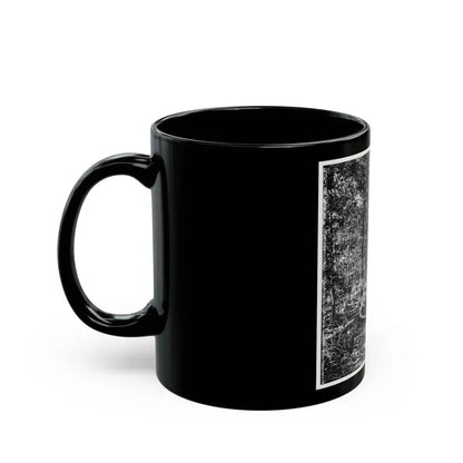 Atlanta, Georgia (Vicinity). Woods Where Gen. James B. Mcpherson Was Killed, July 22, 1864 (U.S. Civil War) Black Coffee Mug - Go Mug Yourself