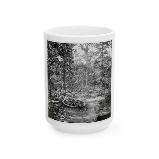 Atlanta, Georgia (Vicinity). Woods Where Gen. James B. Mcpherson Was Killed, July 22, 1864 (U.S. Civil War) White Coffee Mug 15oz - Go Mug Yourself