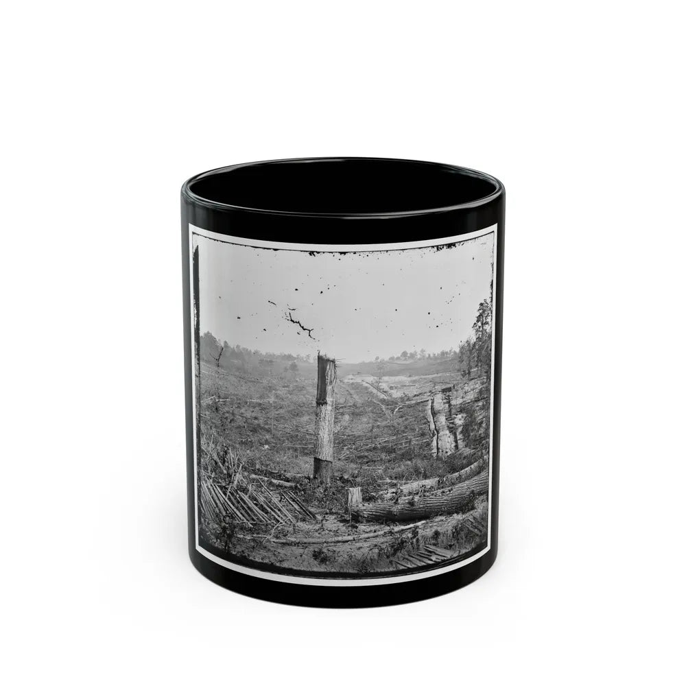 Atlanta, Georgia (Vicinity). Fortifications (U.S. Civil War) Black Coffee Mug-11oz-Go Mug Yourself