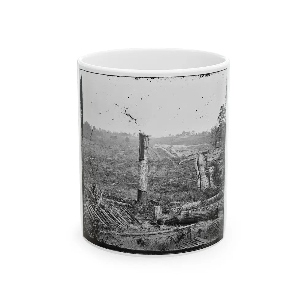 Atlanta, Georgia (Vicinity). Fortifications (U.S. Civil War) White Coffee Mug-11oz-Go Mug Yourself