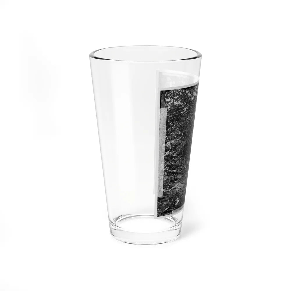 Atlanta, Georgia (Vicinity). Spot In Woods Where Gen. James B. Mcpherson Was Killed, July 22, 1864-2 (U.S. Civil War) Pint Glass 16oz-Go Mug Yourself