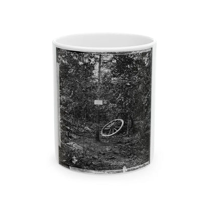 Atlanta, Georgia (Vicinity). Spot In Woods Where Gen. James B. Mcpherson Was Killed, July 22, 1864-2 (U.S. Civil War) White Coffee Mug-11oz-Go Mug Yourself